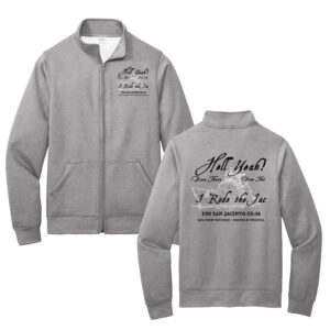 USS San Jacinto Unisex Core Fleece Cadet Full-Zip Sweatshirt-Athletic heather