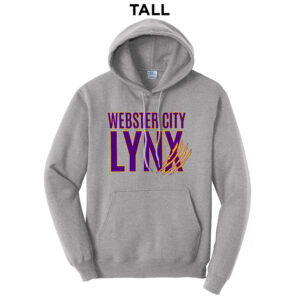 WC Lynx Tall Hooded Sweatshirt-Athletic heather