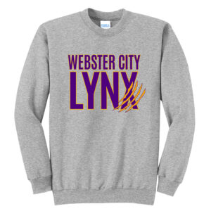 WC Lynx Unisex Basic Crewneck Sweatshirt-Athletic Heather