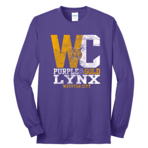 WC Lynx Unisex Long Sleeve Tee-Purple