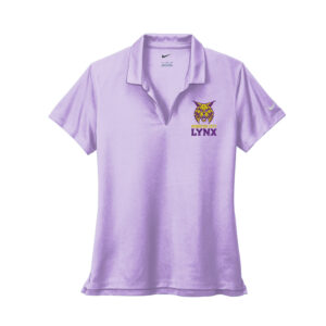 WC Lynx Nike Ladies Dri Fit Micro Pique 2.0 Polo-Urban Lilac