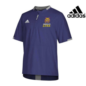 WC Lynx Adidas Fielders Choice 2.0 short Sleeve Cage Jacket -PURPLE (S, XL, 2x, 3x)