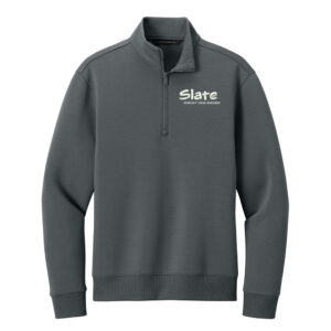 Slate Mercer and Mettle Soft Spacer 1/4-Zip-Storm Grey