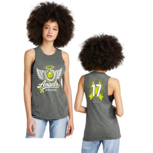 Angels In The Outfield District Women’s Perfect Tri Muscle Tank-Heathered Charcoal