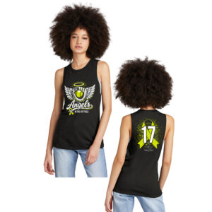 Angels In The Outfield District Women’s Perfect Tri Muscle Tank-Black