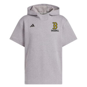Bett Baseball Club Adidas  Dugout NWV Short Sleeve Hoodie- Medium Grey Heather (3xs-L, 3x))