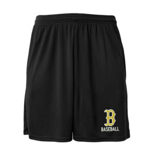 Bett Baseball Club A4 Cooling Shorts with Pockets-Black