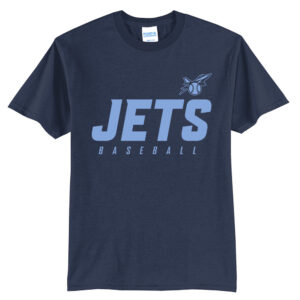 BPV Jets BB unisex Short Sleeve Tee-Navy