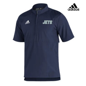 BPV Jets BB Adidas Sideline 21 woven Light Weight short sleeve 1/4 zip pullover-Team Navy M-2X, 4X)