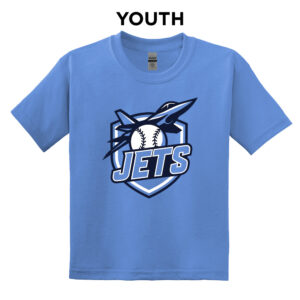 BPV Jets BB Youth Short Sleeve Tee-Carolina blue