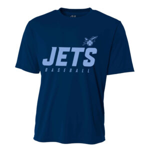 BPV Jets BB Adult Cooling Performance Tshirt-Navy