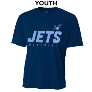 BPV Jets BB YOUTH Cooling Performance Tshirt-Navy