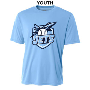 BPV Jets BB YOUTH Cooling Performance Tshirt-Light Blue