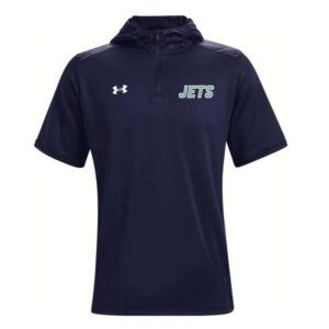 BPV Jets BB Under Armour Men’s UA Command Short Sleeve Hoodie-Navy (2X, 3X only)