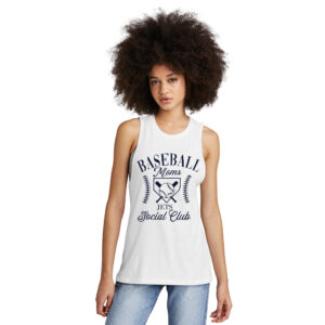 BPV Jets BB District Women’s Perfect Tri Muscle Tank-White