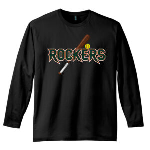 Barnstormers Rockers SB District Made Mens Perfect Weight Long Sleeve Crew Tee-Black