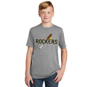 Barnstormers Rockers SB Youth Perfect Tri blend Tee-Grey Frost