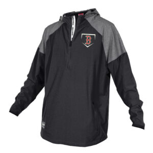 Boone Baseball Rawlings Colorsync Long Sleeve 1/2 zip hooded  BP Jacket-Black (M is out of stock)