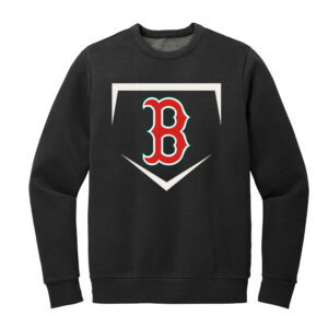 Boone Baseball Rah Rah District Wash Fleece Crew Unisex-Black