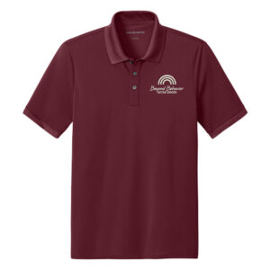 Beyond Behavior Mercer Mettle Men Everyday Performance Polo-Burgundy
