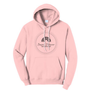 Beyond Behavior Unisex Fleece Hooded Sweatshirt-Pale Blue