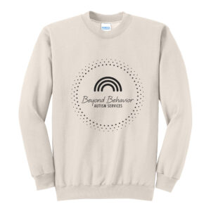 Beyond Behavior Unisex Core Fleece Crewneck Sweatshirt-Natural