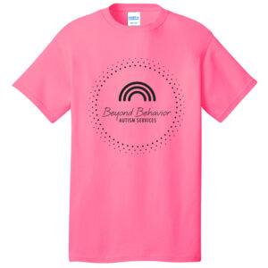 Beyond Behavior Unisex Short Sleeve Tee-Neon Pink