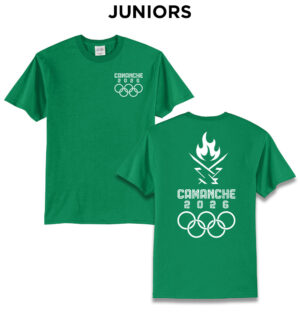 Camanche Unisex Short Sleeve Tee-Kelly JUNIORS