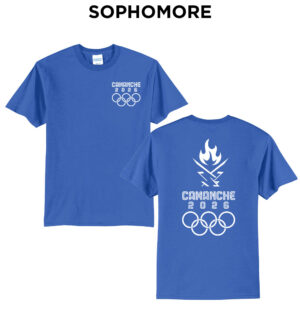 Camanche Unisex Short Sleeve Tee-Royal SOPHOMORE