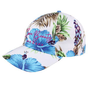 Core Beauty Low Profile (Unstructured) Floral Cap-Blue