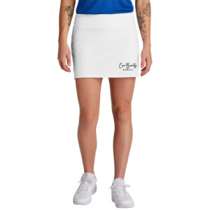 Core Beauty Sport-Tek Ladies Repeat Skort-White