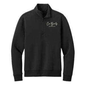Core Beauty Mercer and Mettle Soft Spacer 1/4-Zip Men-Black