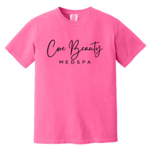 Core Beauty Comfort Colors Pigment Dyed Short Sleeve Shirt Unisex-Neon Pink