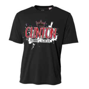 Clinton MS Adult Cooling Performance Tshirt -Black