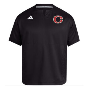 Clinton MS Adidas Adizero Dugout Cage Jacket – BLACK  (3xs, 2xs, xs, m)