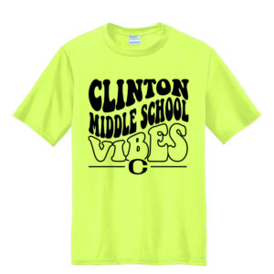 Clinton MS Men Essential Performance Tee- Neon Yellow