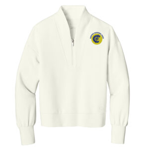 CNB OGIO Women’s Transcend 1/4-Zip-Opal White