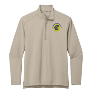 CNB Port Authority Men C-FREE Double Knit 1/4-Zip-Sahara