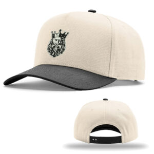 Clinton Baseball Richardson Full Fabric 5 Panel Champ Cap-Cream/ Black