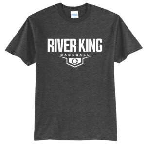 Clinton Baseball Unisex Short Sleeve Tee-Dark Heather Grey