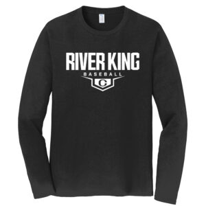 Clinton Baseball Unisex Cotton Long Sleeve Fan Favorite Tee-Black