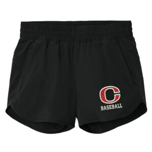 Clinton Baseball Sport-Tek Women’s Repeat Swift Short-Black