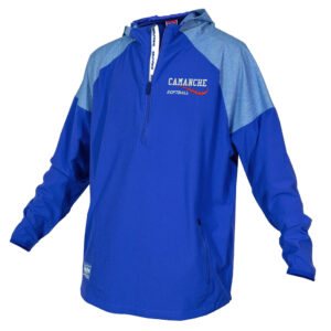 Storm Softball Rawlings Colorsync Long Sleeve 1/2 zip hooded  BP Jacket-Royal