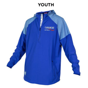 Storm Softball Rawlings YOUTH Rawlings Colorsync Long Sleeve 1/2 zip hooded  BP Jacket-Royal