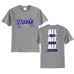 Storm Softball Unisex Short Sleeve Tee-Athletic Heather