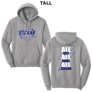 Storm Softball Tall Hooded Sweatshirt-Athletic Heather