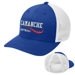 Storm Softball Port Authority Flexfit Mesh Back Cap-Royal/White