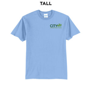 City Construction Unisex Tall Short Sleeve Tee-Light Blue