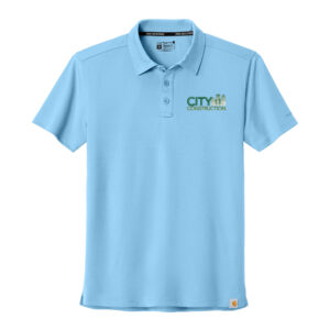 City Construction Carhartt Force Sun Defender Polo Men-Fresh Water Blue