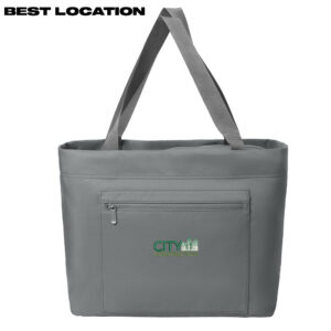 City Construction Port Authority Matte Carryall Tote-Storm Grey